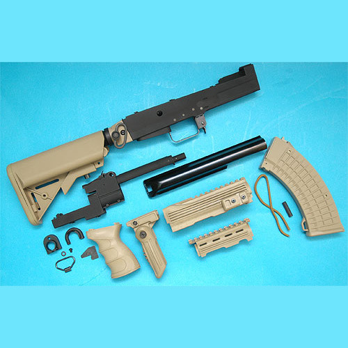 AK Tactical Conversion Kit (Extended Battery Stock)(Sand)