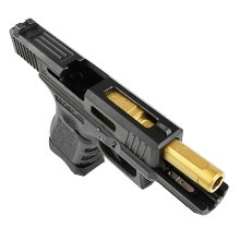 Guns Modify SA Alu CNC Slide/Stainless 4 fluted Gold barrel Set for TM G19